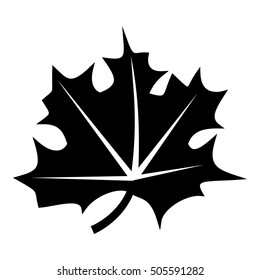 Canadian maple leaf icon. Simple illustration of canadian maple leaf vector icon for web