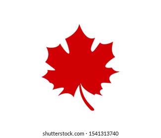 Canadian Maple leaf Logo, Maple Leaf Illustration Vector Design