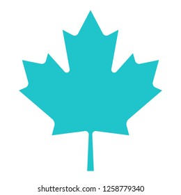 Canadian maple leaf symbol national flag of Canada. This design graphic element is saved as a vector illustration in the EPS file format