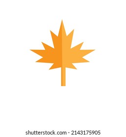 Canadian maple tree logo or illustration