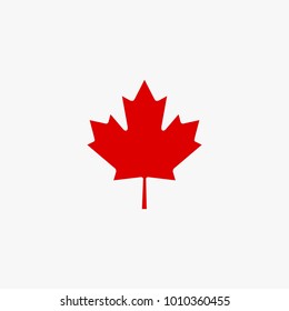 Canadian mapple vector illustratio, Mapple leaf vector isolated on white background