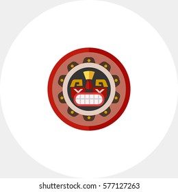 Canadian native mask icon