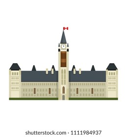 Canadian Parliament Building Icon