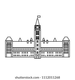 Canadian Parliament Building Icon