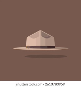 Canadian policeman hat. Canada. vector