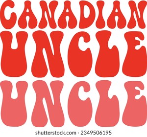 canadian retro svg design and eps file