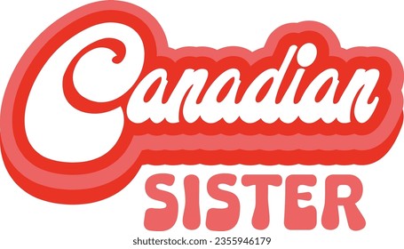canadian retro  svg design and eps file