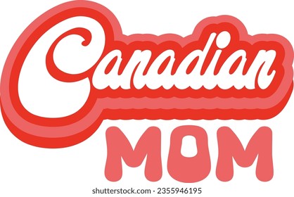 canadian retro  svg design and eps file