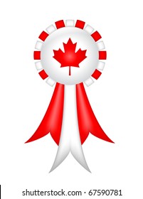 Canadian Ribbon (with gradient mesh)