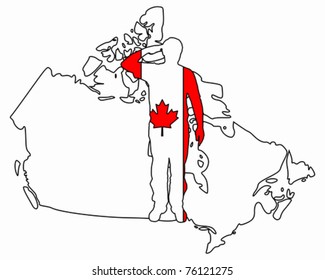 Canadian salute
