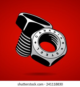 Canadian Steel Nut And Bolt