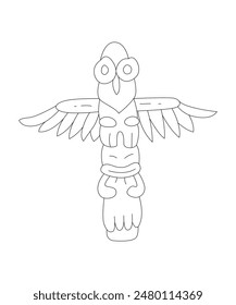 Canadian Symbol Coloring Page For kids