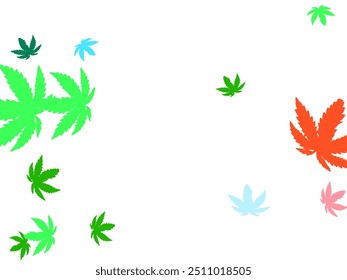 Canadian symbol maple red orange yellow dry autumn leaves. Red gold yellow sorb dry autumn leaves. 