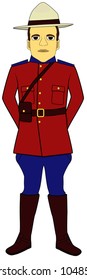 canadian uniformed police officer