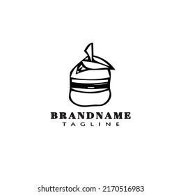 canape logo cute icon design template black modern isolated vector illustration