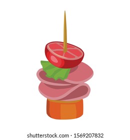 Canape vector icon.Cartoon vector icon isolated on white background canape .
