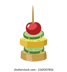 Canape vector icon.Cartoon vector icon isolated on white background canape .