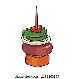 Icono de vector de cinta.Icono de vector de color aislado en una cinta de fondo blanca.