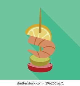 Canape vector icon.Flat vector icon isolated on white background canape .
