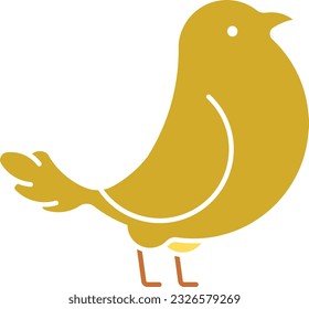 canary bird finch sparrow pet Flat