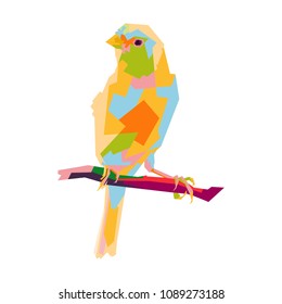 Canary Bird Pop Art