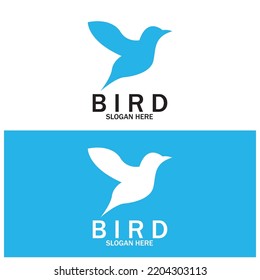 Canary Bird Simple logo design