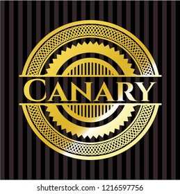 Canary gold shiny emblem
