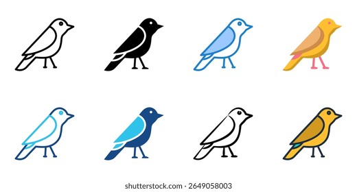 Canary icon set multiple style collection 

