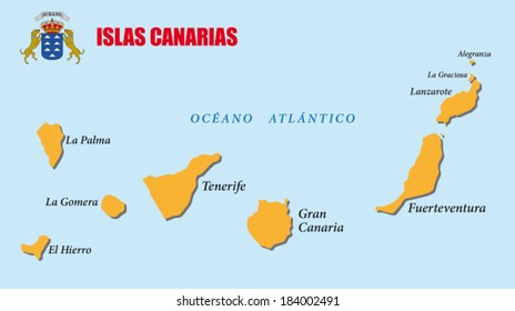 Canary Islands Map