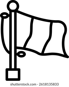 Canary Islands national signal Flag Icon