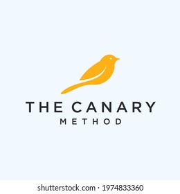 canary logo design vector illustration