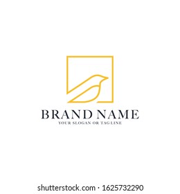 Canary logo design vector template