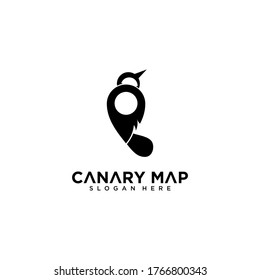 Canary map Logo | Simple logo design