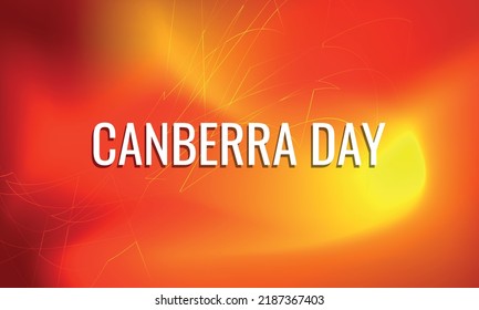 CANBERRA DAY. Geometric design suitable for greeting card poster and banner svg