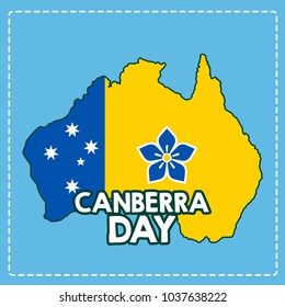 Canberra Day Illustration svg