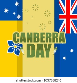 Canberra Day Illustration