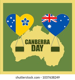 Canberra Day Illustration