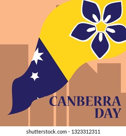 Canberra Day Illustration Design