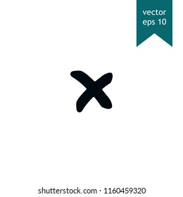 Cancel, close, exit vector icon