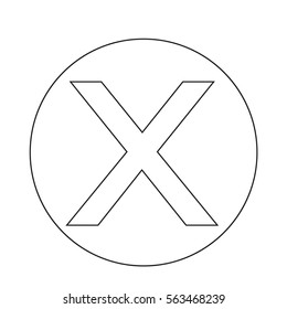 Cancel cross icon