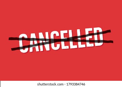 Cancel Culture, Internet Shaming, Online Bully, Online Boycott, Silence, Text Vector Illustration Background