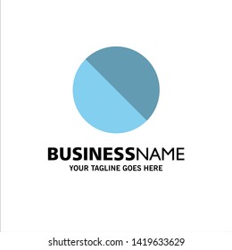 Cancel, Forbidden, No, Prohibited Business Logo Template. Flat Color