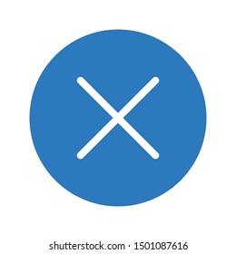 cancel glyph colour vector icon