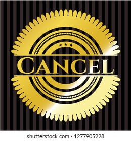 Cancel golden emblem