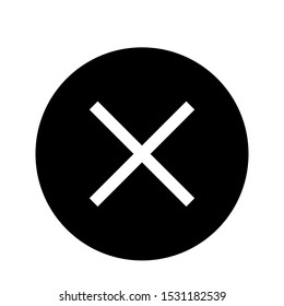 cancel icon. flat illustration of cancel vector icon. cancel sign on white background