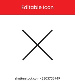 Cancel  icon, Cancel outline icon, Cancel vector icon