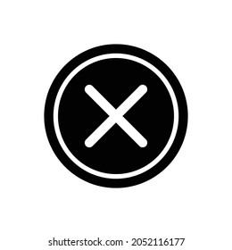 cancel icon, reject icon vector illustration