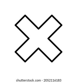 cancel icon, reject icon vector illustration