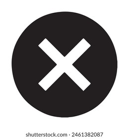 Cancelar diseño de Vector de iconos en eps 10