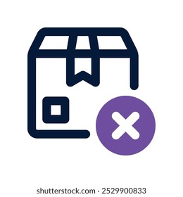 cancel icon. vector dual tone icon for your website, mobile, presentation, and logo design.